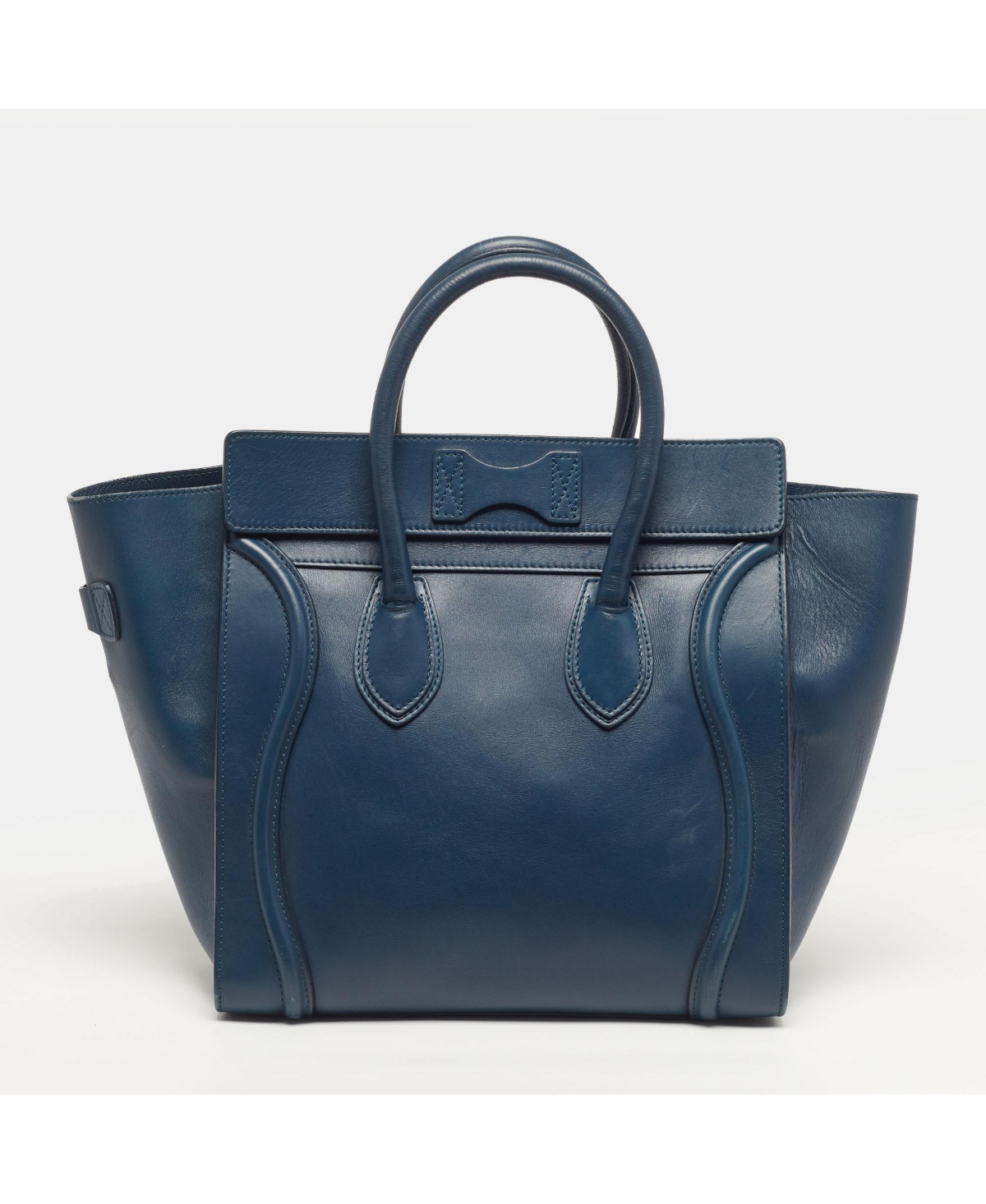 Pre-Owned Celine Women's Mini Luggage Leather Tote