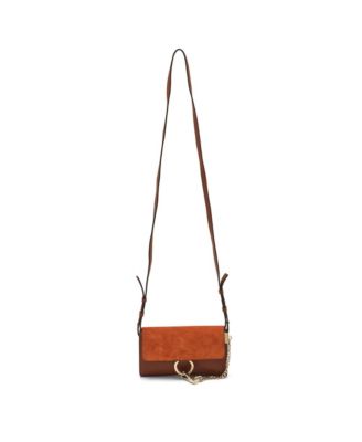 Women's Faye Mini Suede and Leather Crossbody Bag