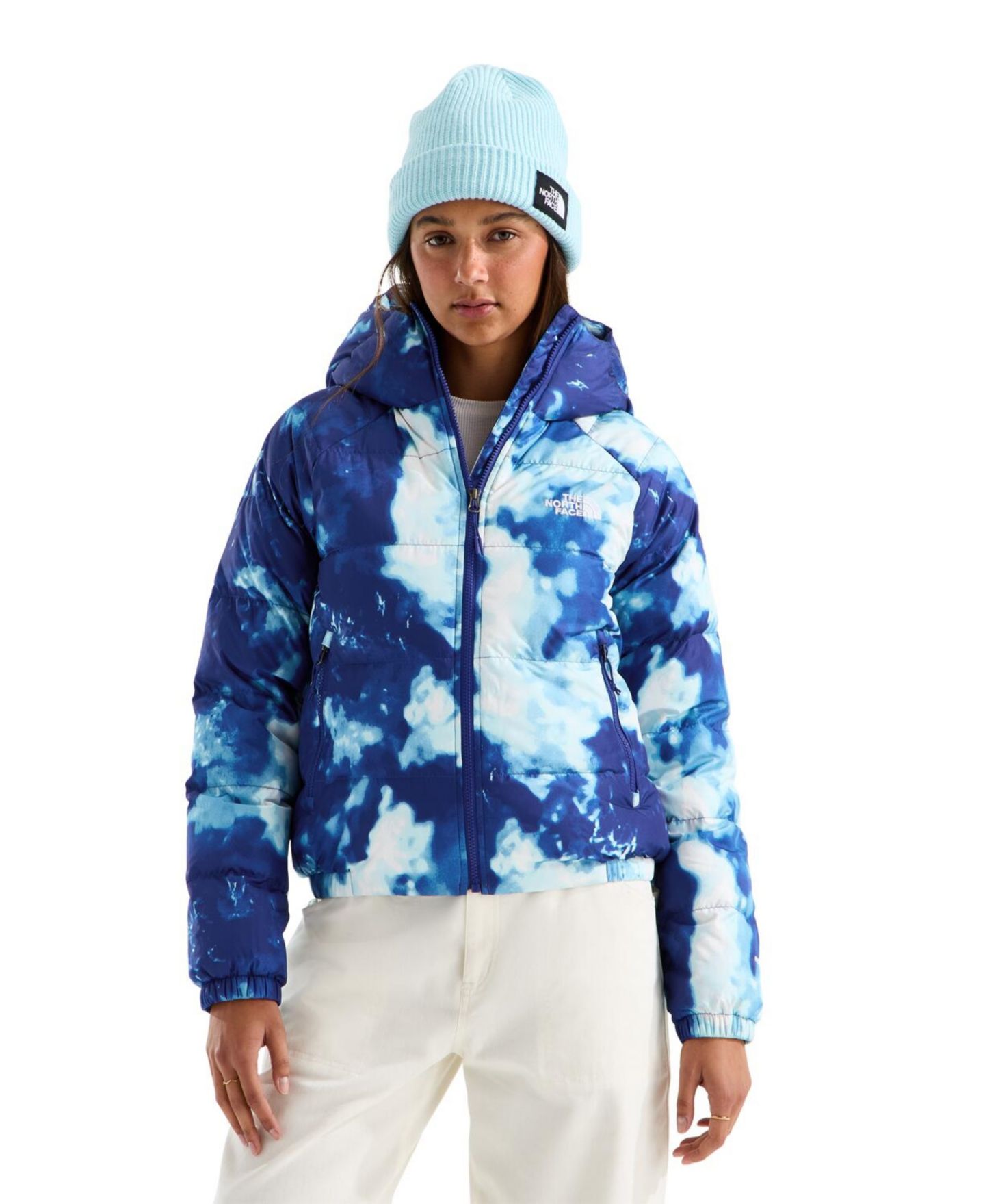 Женская куртка The North Face Hydrenalite Hooded Down Jacket, цвет: Насыщенный синий — фото 1