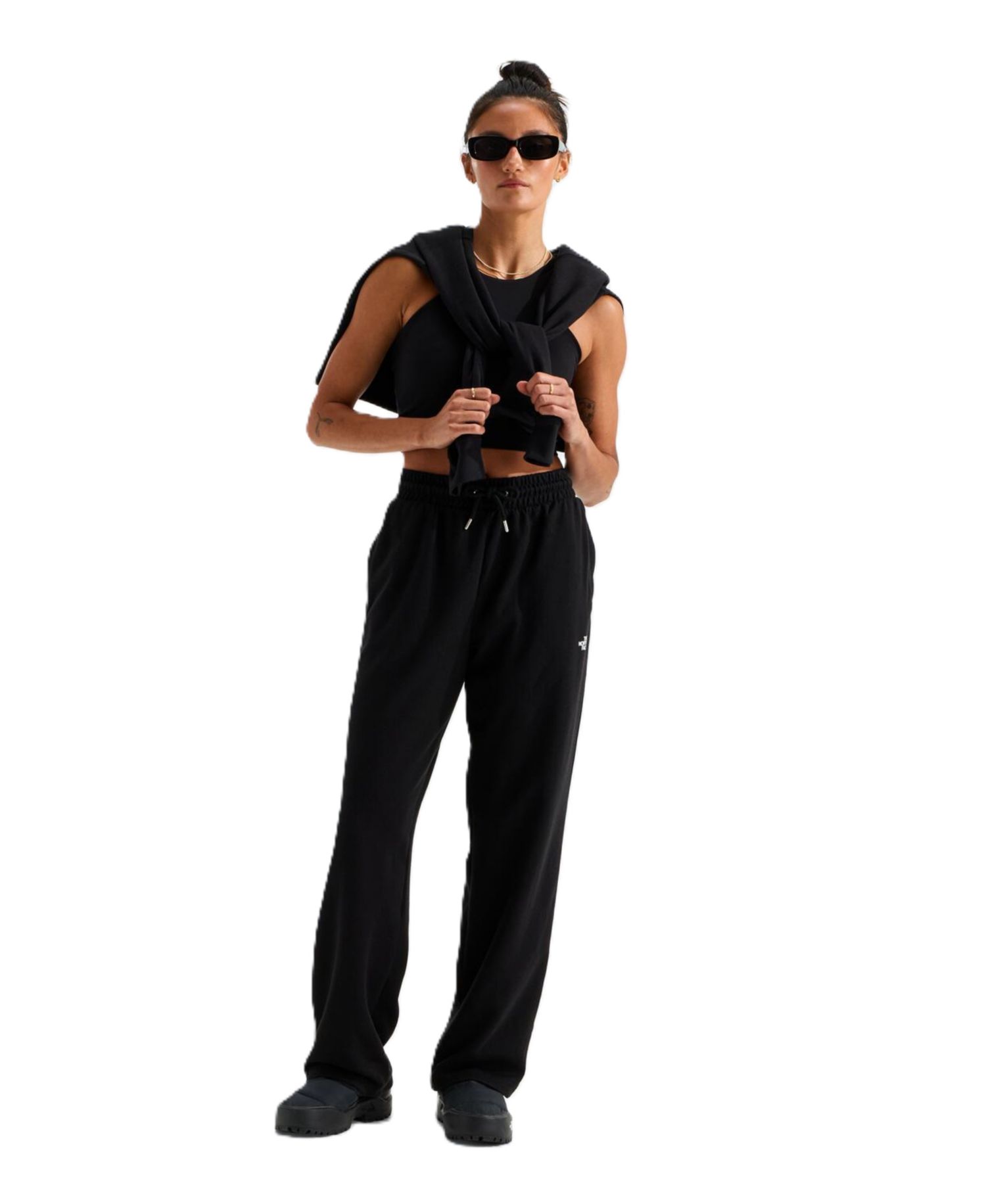 Women's Double Knit Wide-Leg Pants