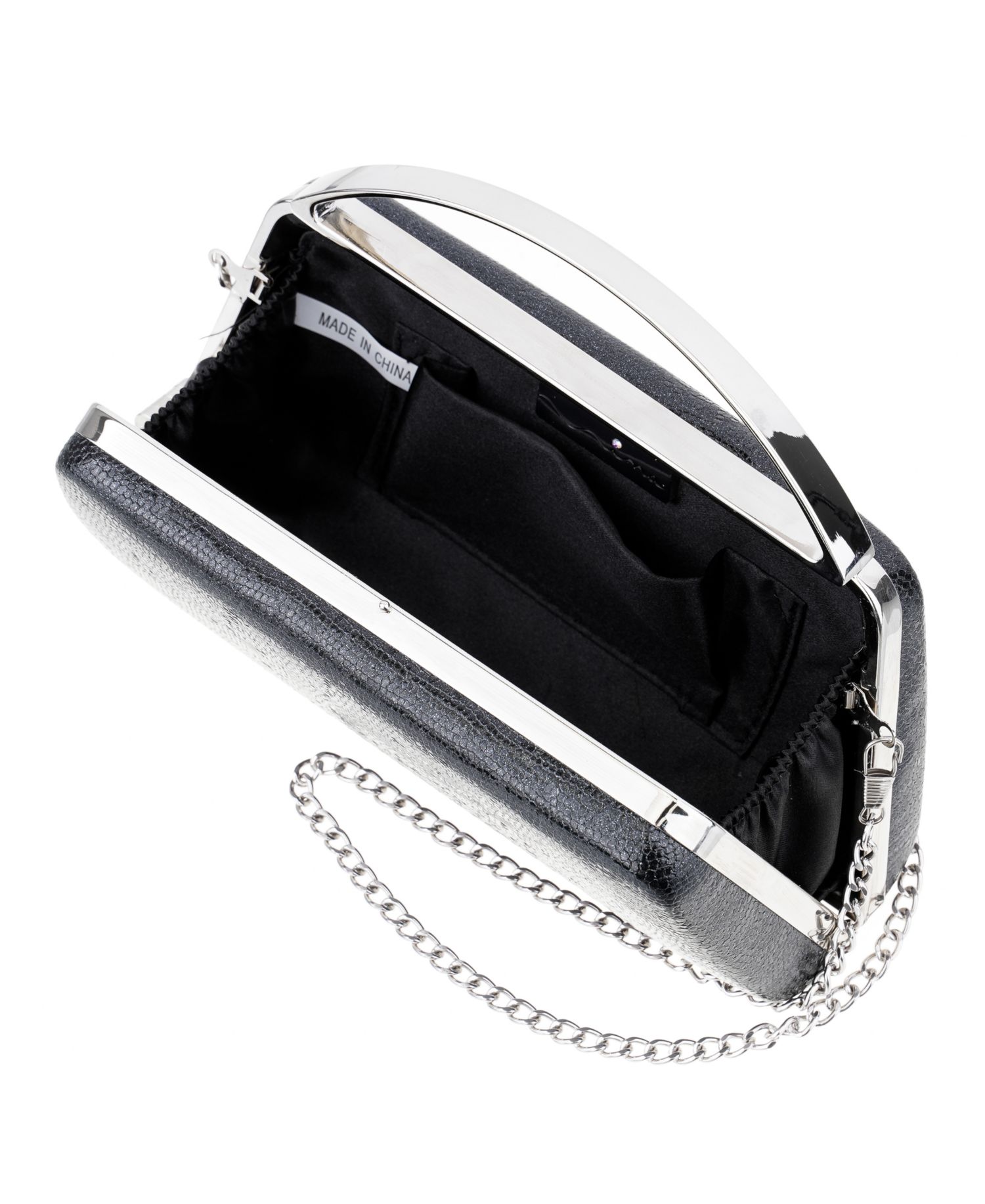 Genesis Metallic Snake Small Handle Clutch Handbag