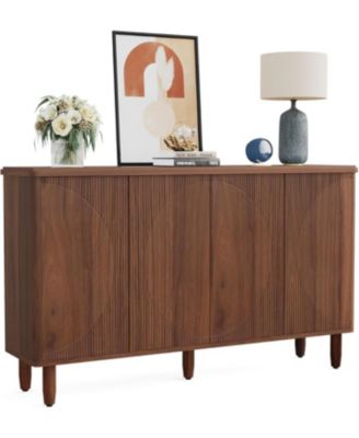 59.4-Inch Buffet Cabinet Sideboard with Storage, Cabinet with Doors for Kitchen Dining Room