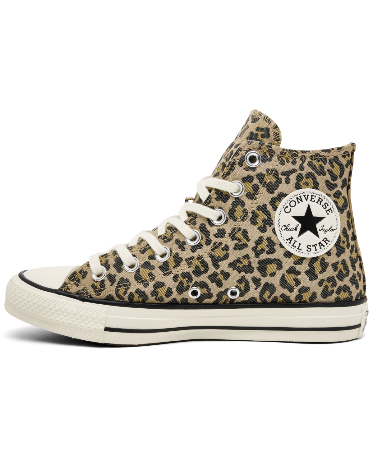 Converse Women's Chuck Taylor All Star Leopard Jacquard High Top Sneakers from Finish Line