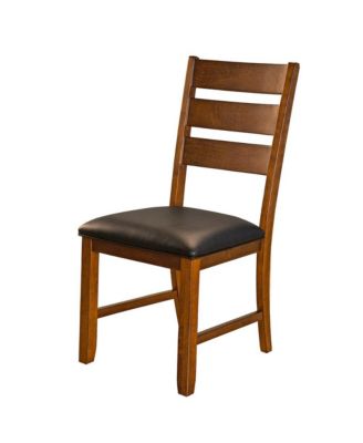 Mason Ladderback Upholstered Side Chair, Mango