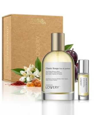 Classic Rouge Perfume Set - 3.4fl oz Womens Fragrance Gift Set with Mini Perfume Travel Spray