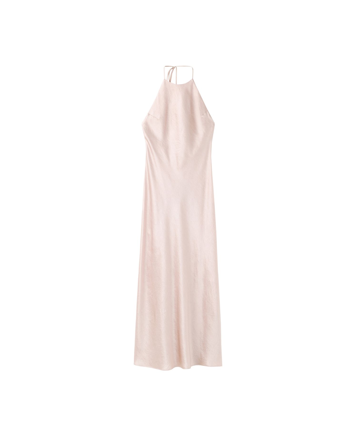 Women's Satin Halter Dress