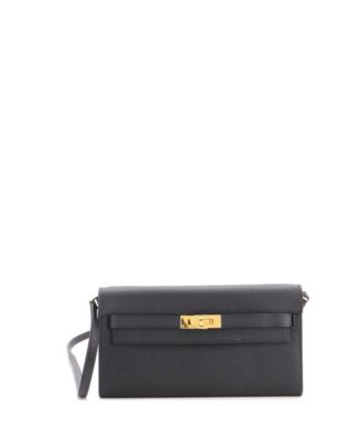Pre-Owned Hermes Kelly To Go Wallet Epsom