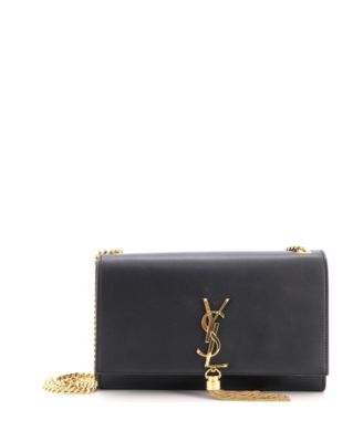 Medium Classic Monogram Tassel Crossbody Bag Leather