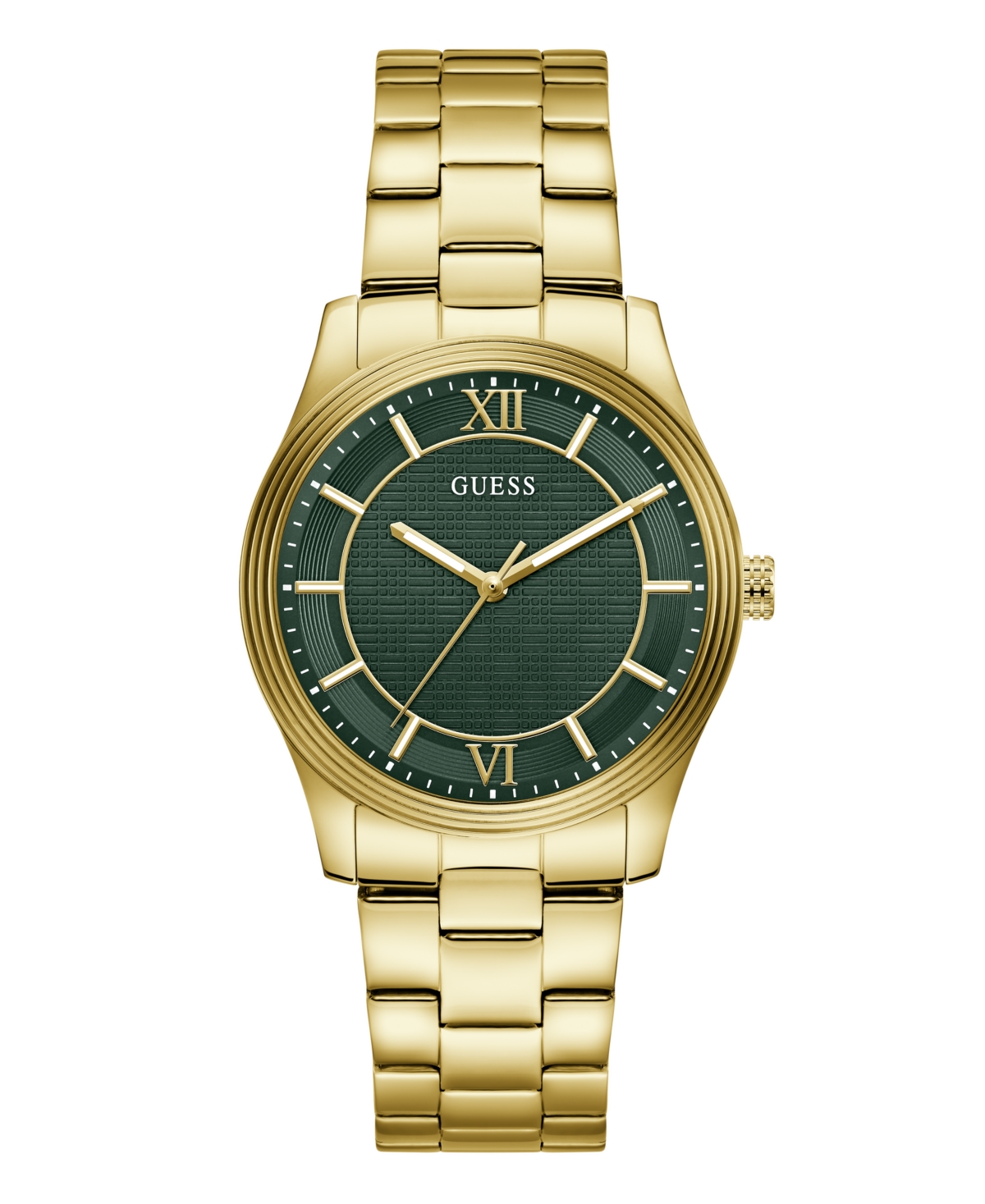 Guess Men's Gold-Tone Stainless Steel Watch 38mm