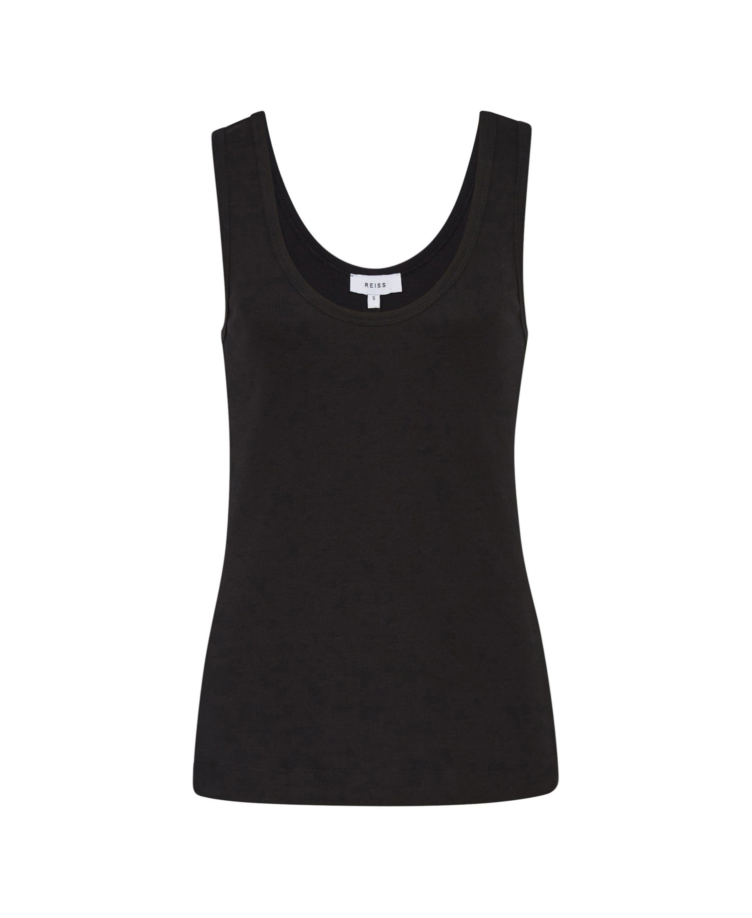 Women's Violet Ribbed Scoop-Neck Stretch Tank Top