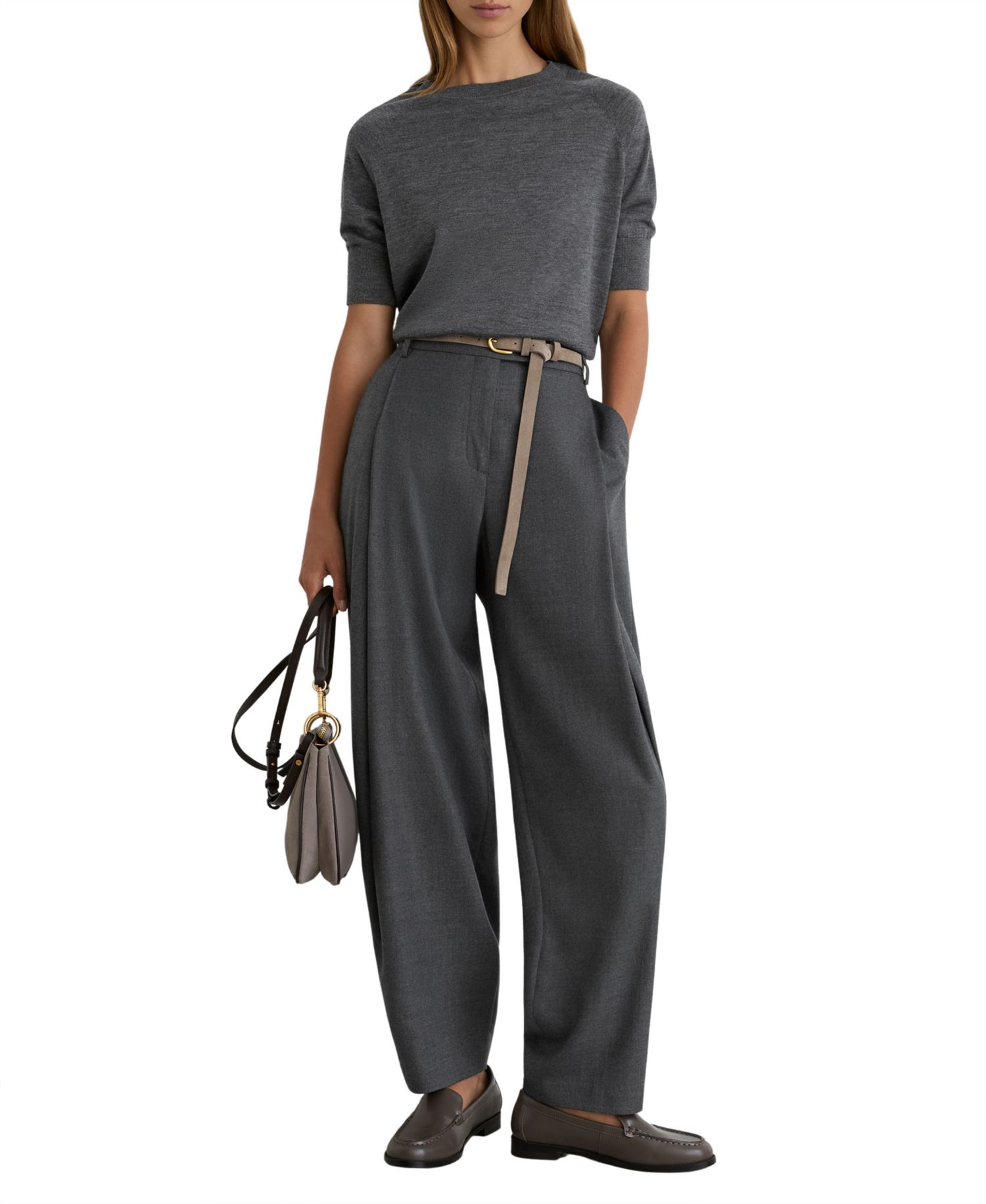 Women's Suzzie Merino Wool Crew Neck T-Shirt