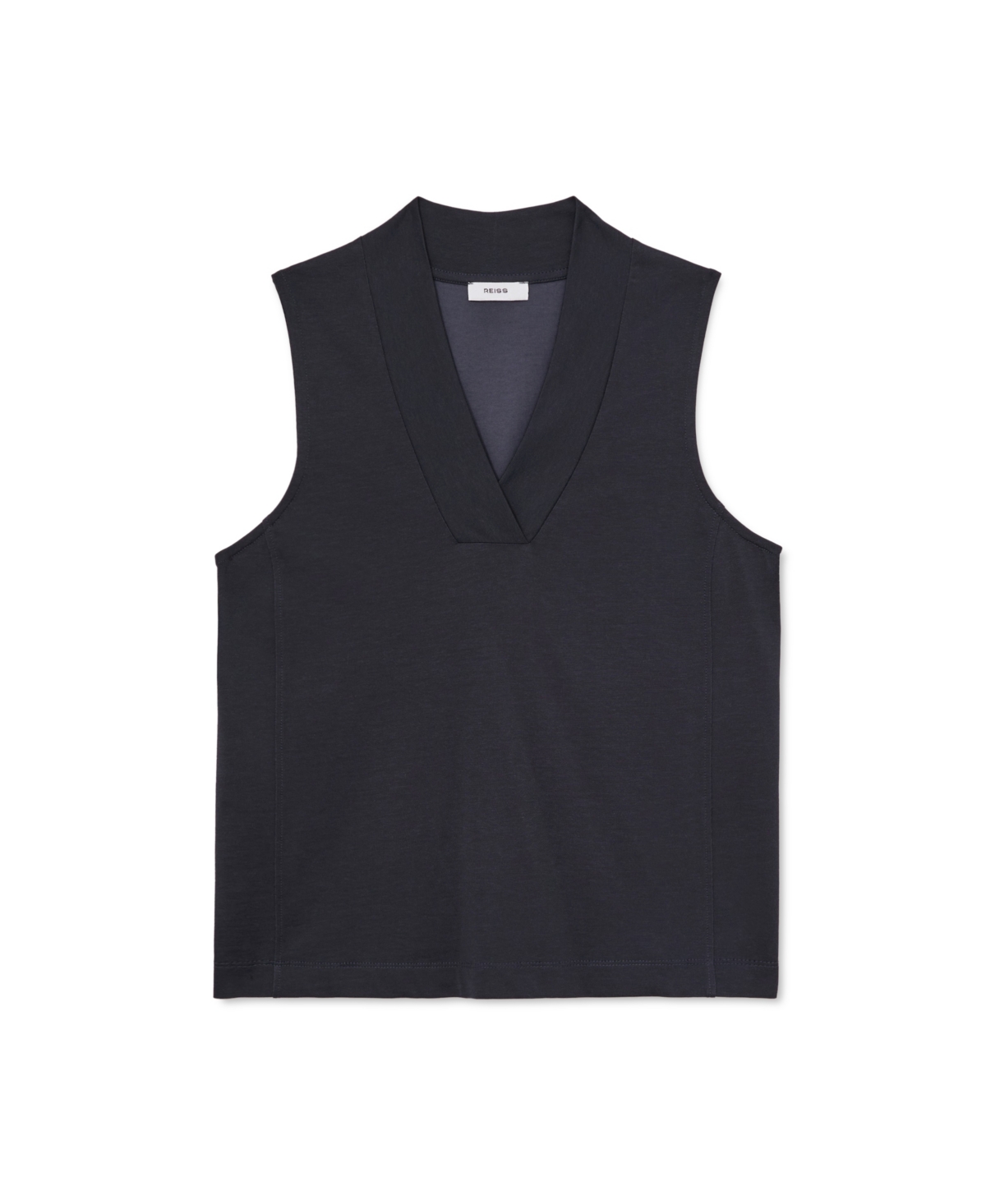 Reiss Women's Miley Jersey V-Neck Vest