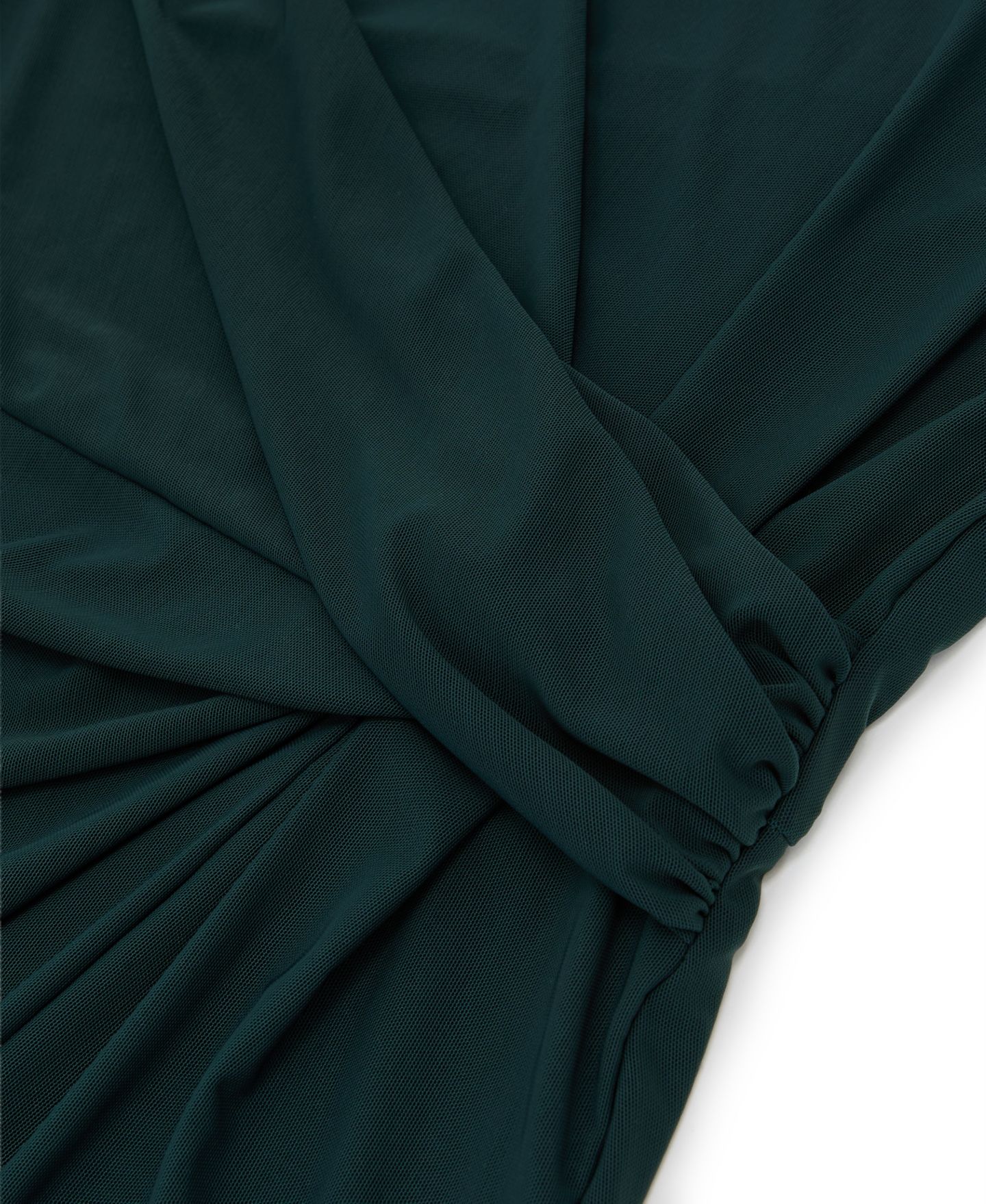 Женское платье REISS Dylan High-Neck Draped-Detail Maxi, цвет: Бирюзовый зелёный — фото 5