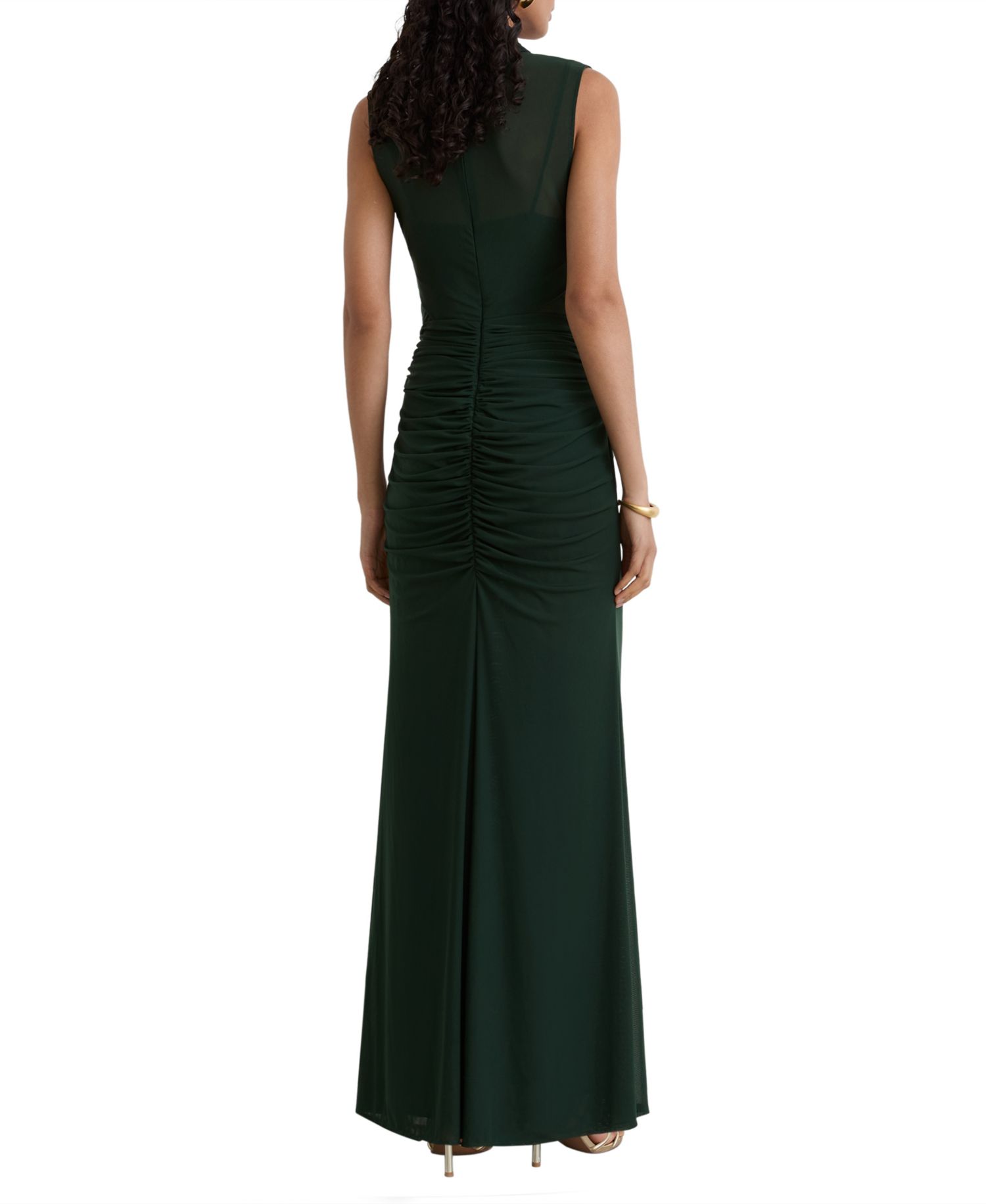 Women's Starla Sheer Ruched Maxi Dress
