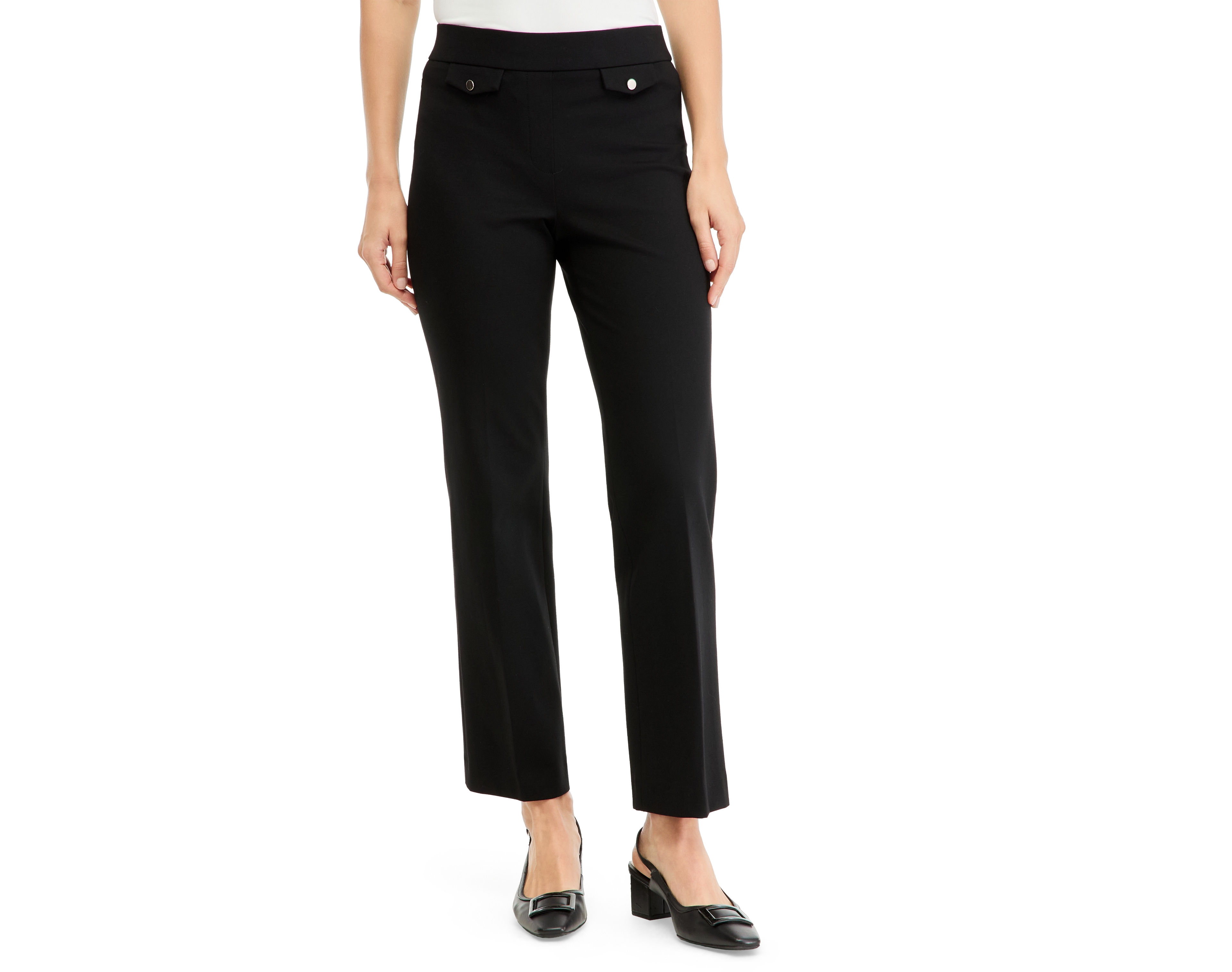 Jones New York Women's High-Rise Pull-On Compression Trousers