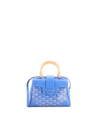 Mini Saigon Top Handle Bag Coated Canvas with Leather