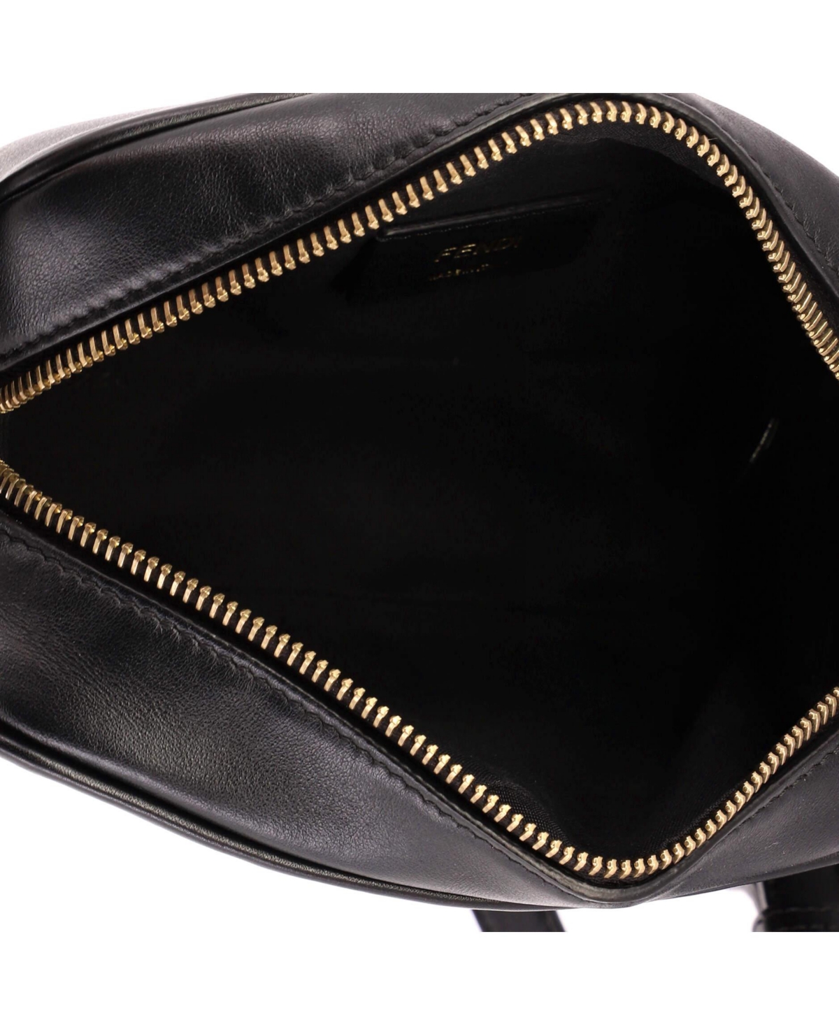 Pre-Owned Fendi Small Camera Bag Zucca Embossed Leather