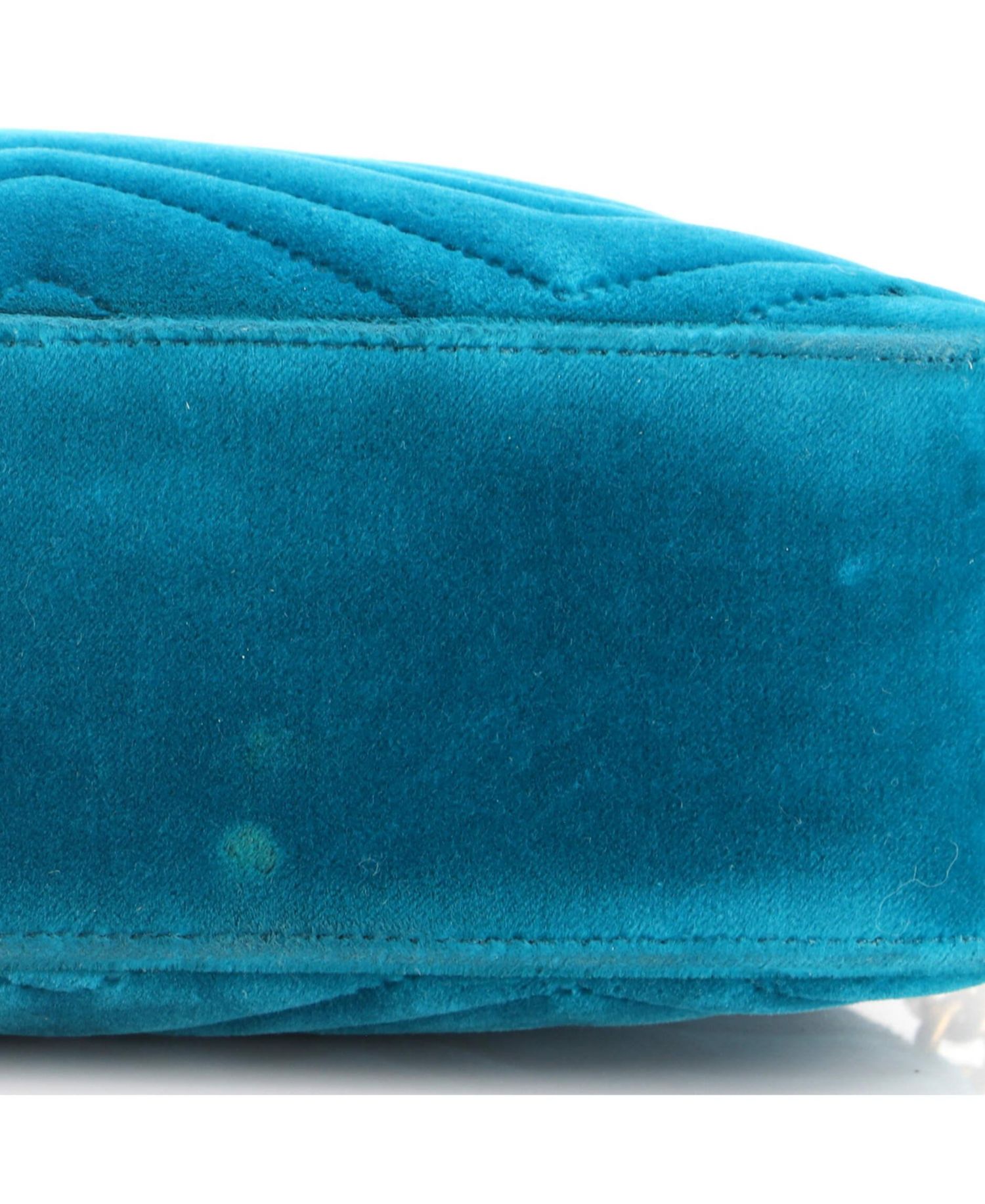 Small GG Marmont Shoulder Bag Matelasse Velvet