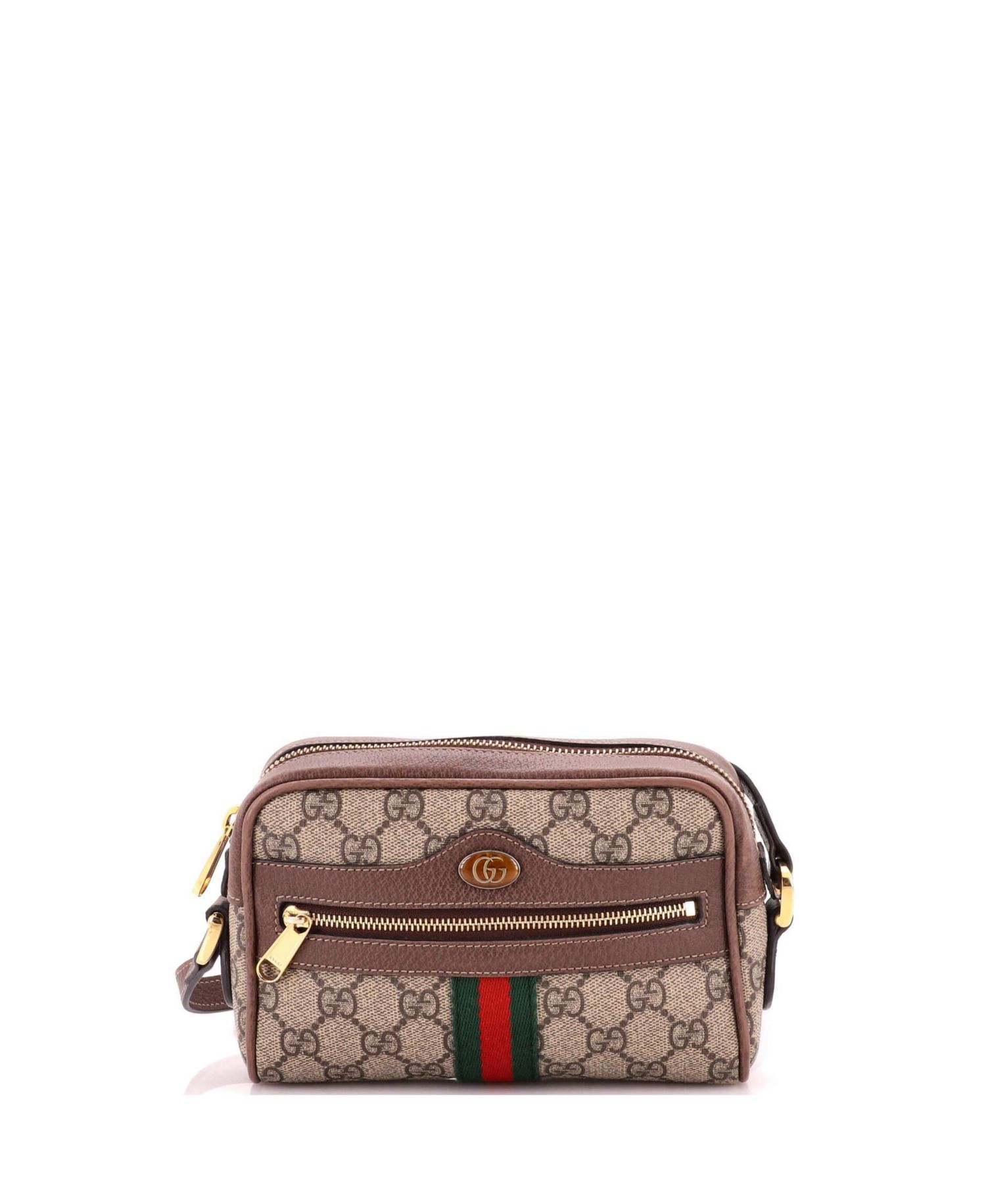 Mini Ophidia Shoulder Bag GG Coated Canvas