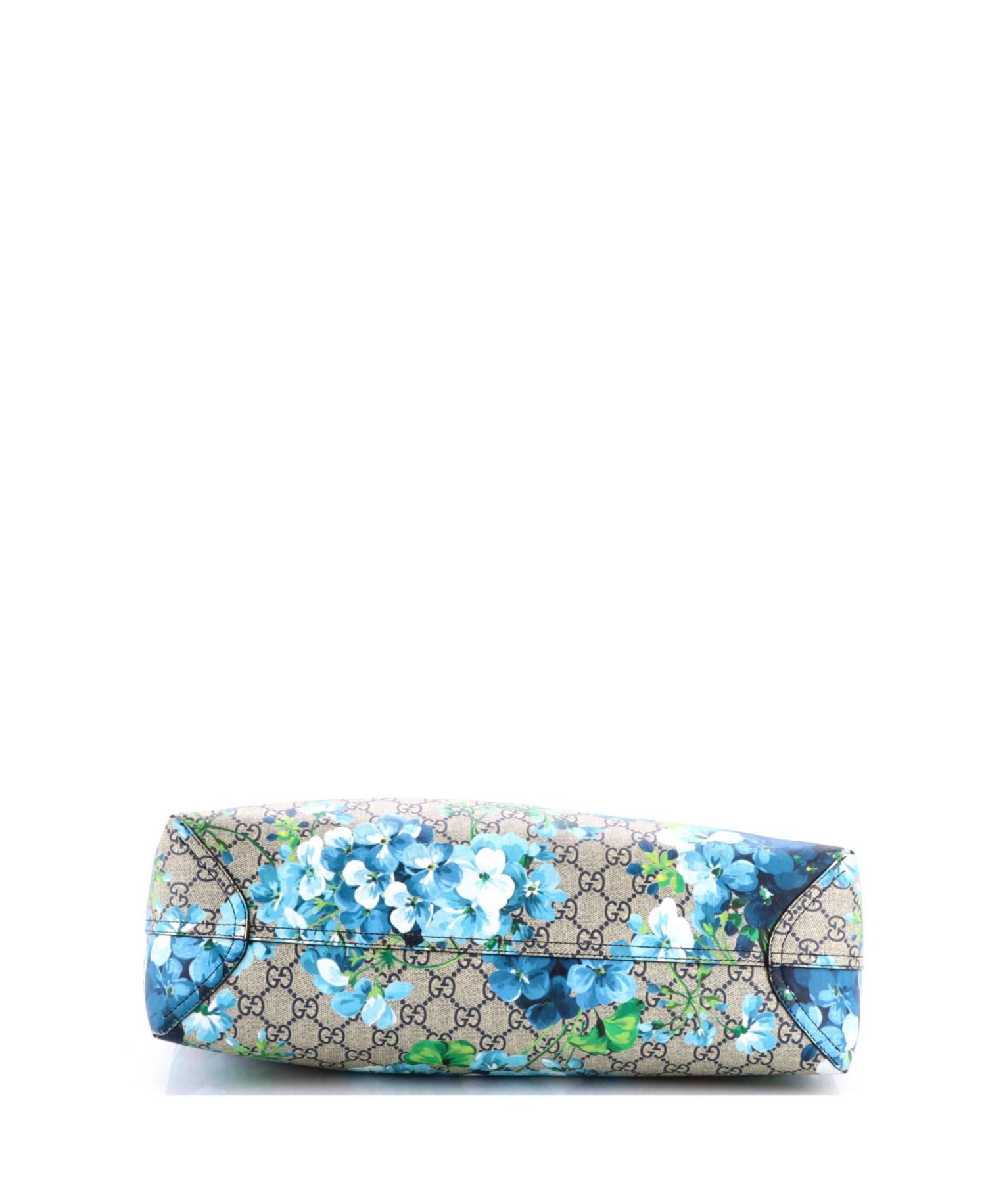 Medium Reversible Tote Blooms GG Print Leather