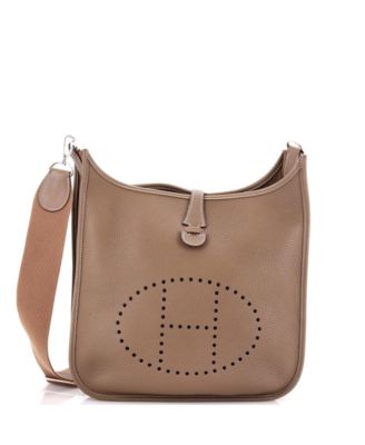 Pre-Owned Hermes PM Evelyne Bag Gen III Clemence