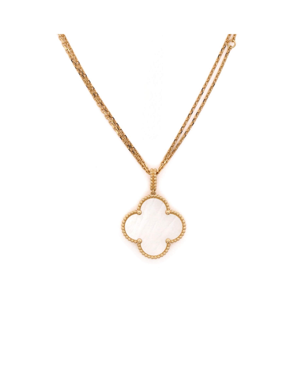Pre-Owned Van Cleef and Arpels Magic Alhambra Pendant Long Necklace - 18k yellow gold