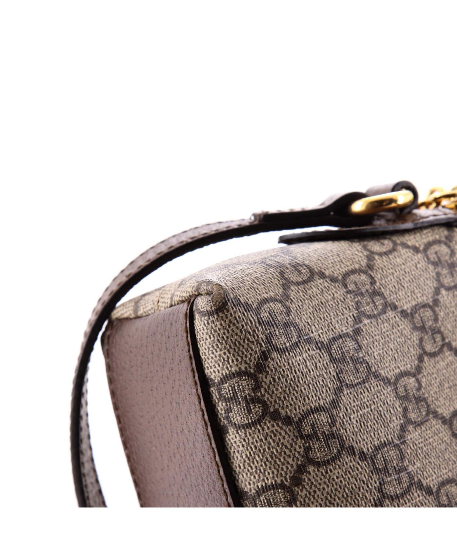 Small Ophidia Dome Shoulder Bag GG Coated Canvas