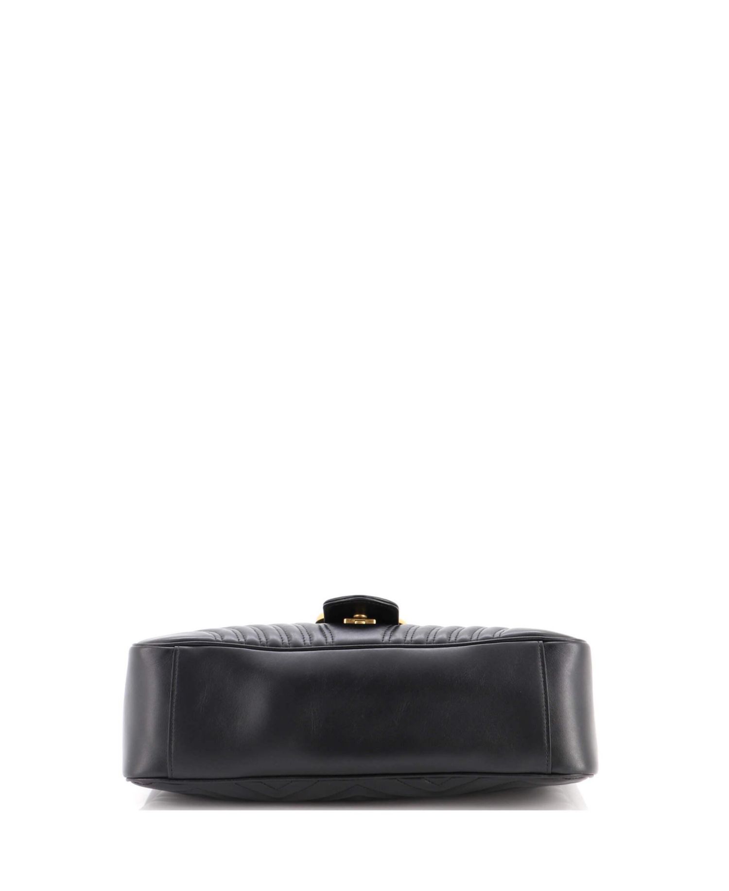 Large GG Marmont Flap Bag Matelasse Leather