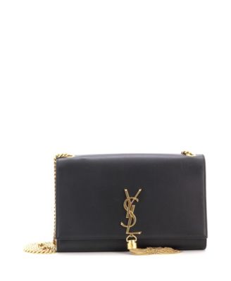 Medium Classic Monogram Tassel Crossbody Bag Leather