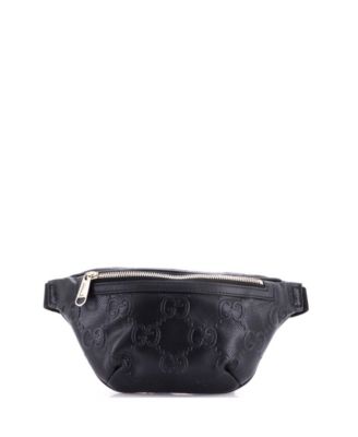 Small Belt Bag GG Embossed Perforated Leather