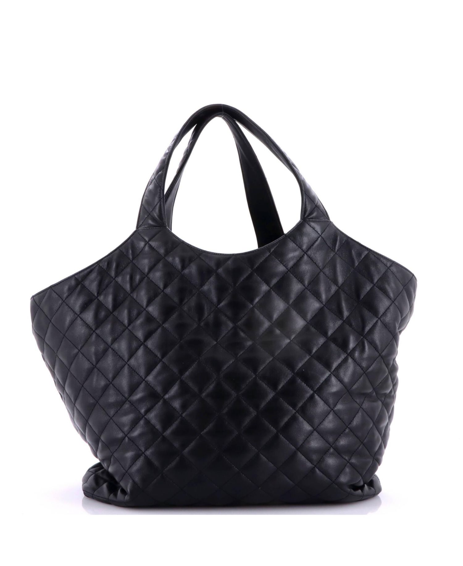 Maxi Icare Shopping Tote Quilted Leather