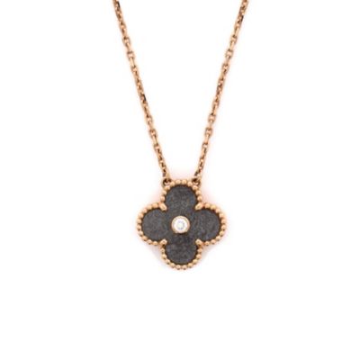 Pre-Owned Van Cleef and Arpels Vintage Alhambra Pendant Necklace