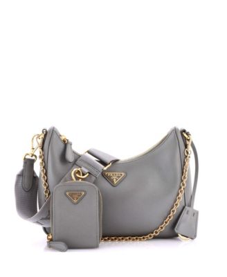 Small Re-Edition 2005 Shoulder Bag Saffiano Leather