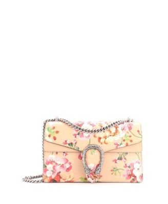 Small Dionysus Bag Blooms Print Leather
