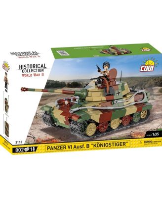Historical Collection WWII PANZER VI Ausf. B "KONIGSTIGER" Tank, 802 pieces