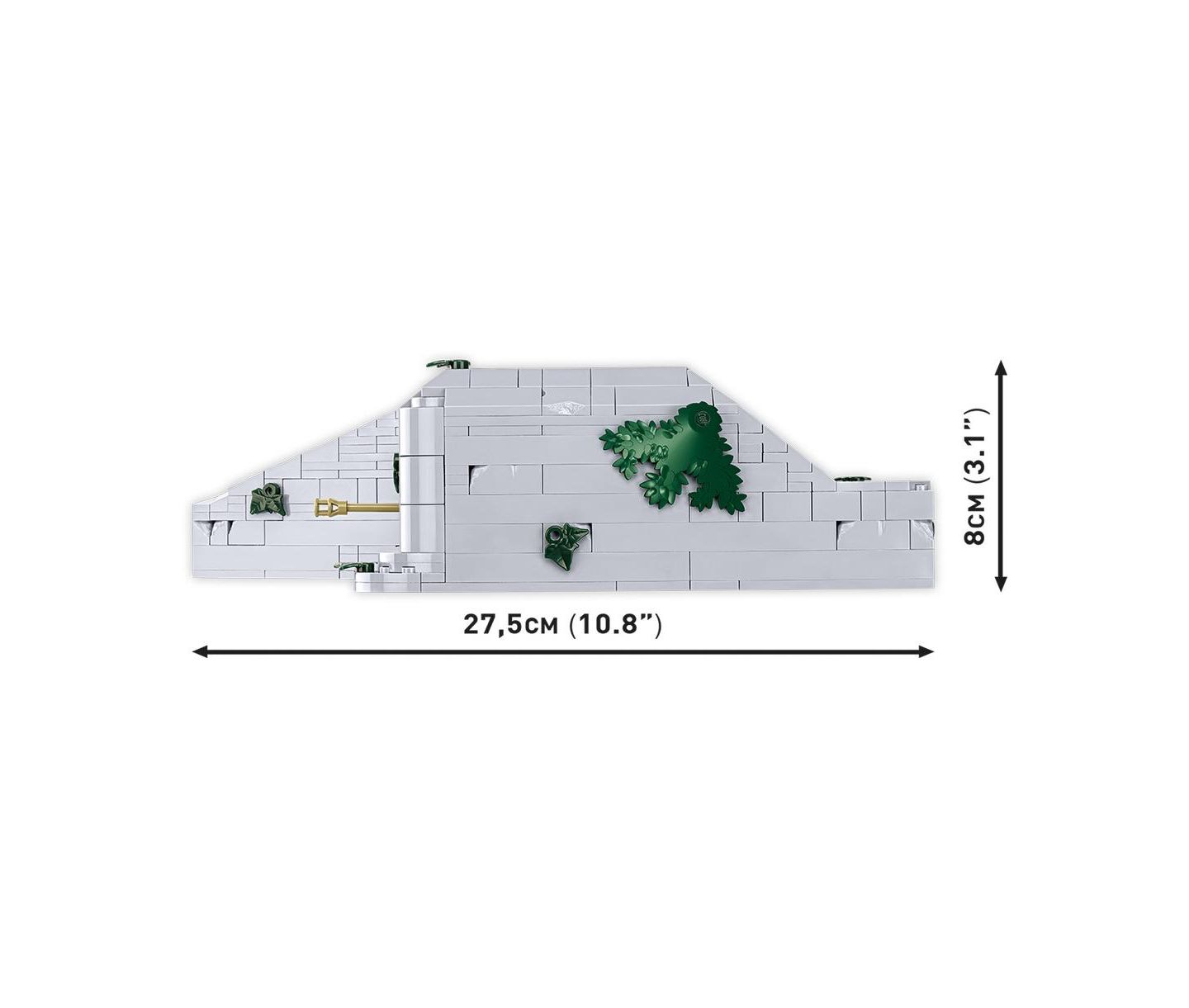 Детский конструктор COBI Wwii Regelbau 667 German Bunker 642-Piece Building Set, Ages 9+ — фото 6