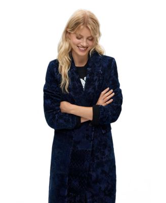 Women's Straight jacquard coat