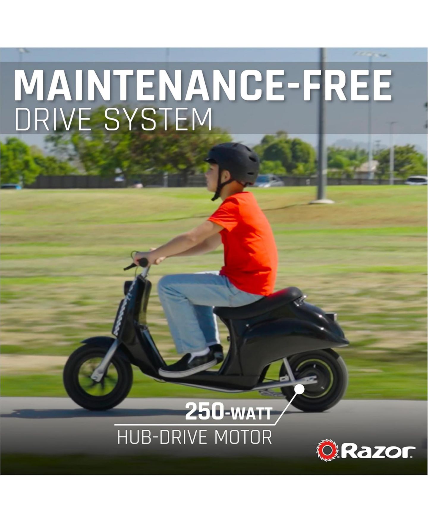 Детская игрушка Razor Pocket Mod - Miniature Euro-Style Electric Scooter for Ages 8+, Onyx-Black — фото 5