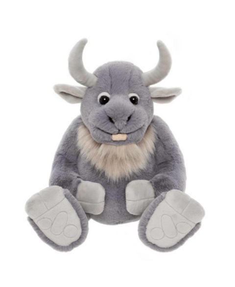 Детская мягкая игрушка Charlie Bears Cobblestone Ogre 11", цвет: Серый