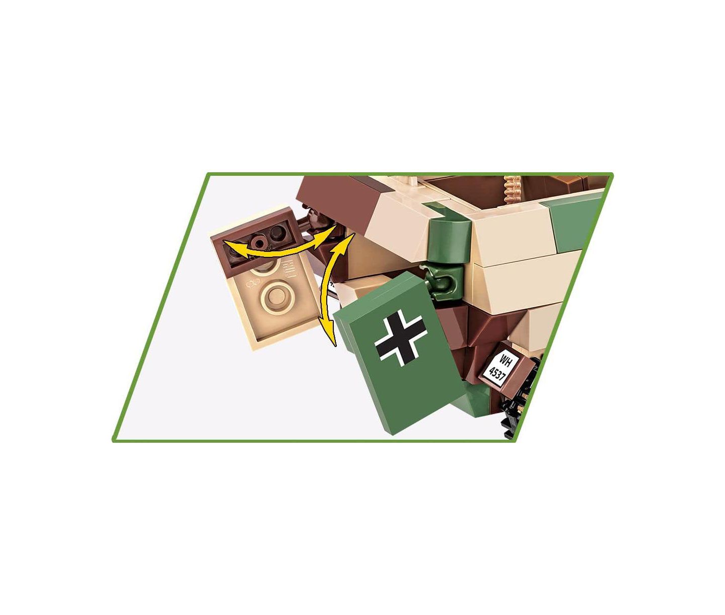 Детский конструктор COBI Historical Collection Wwii Sd.KFZ. 251/9 Stummel 485-Piece Vehicle Building Set, Ages 8+ — фото 6