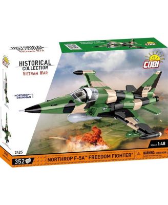 Historical Collection Vietnam War Northrop F-5A Freedom Fighter Aircraft 352-Piece Building Set, Ages 6+