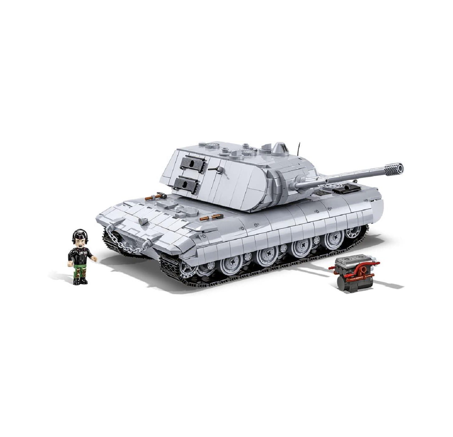 Детские майки COBI Historical Collection: World War II Panzerkampfwagen E-100 Tank, 1511 pieces, цвет: Open Miscellaneous — фото 1