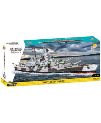 Historical Collection World War II Battleship Tirpitz 2,880-Piece Building Set, Ages 11+