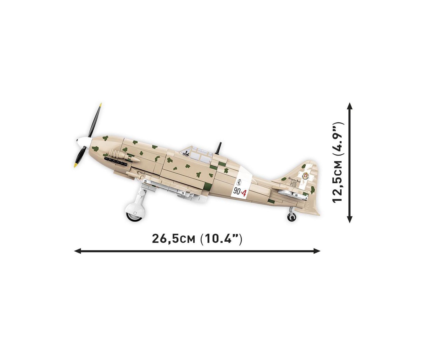 Детский конструктор COBI Wwii Macchi MC.202 Folgore 404-Piece Building Set, Ages 7+ — фото 5