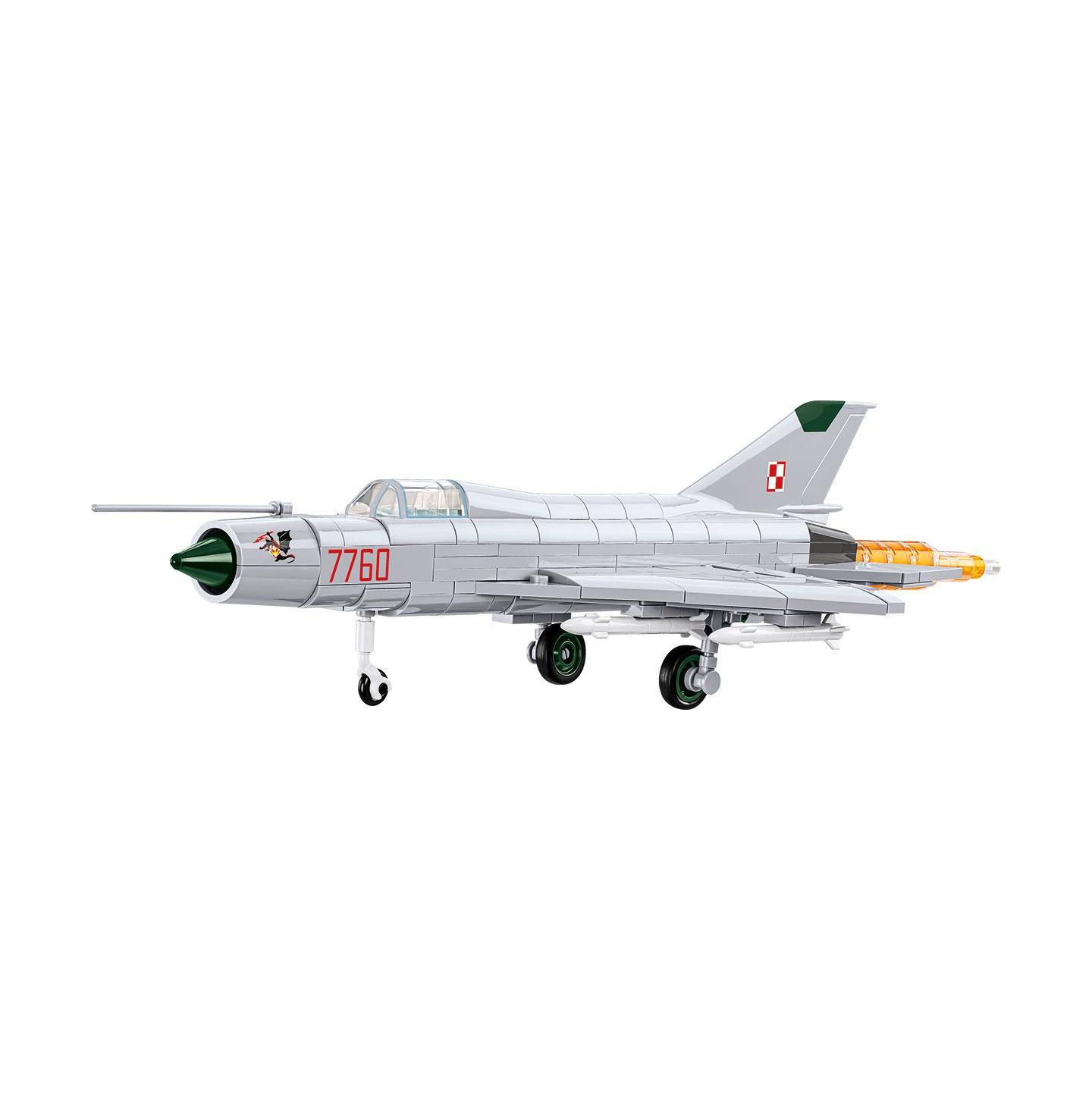 Детский конструктор COBI Armed Forces MiG-21 MF Polish and Soviet Markings 381-Piece Building Set, Ages 8+ — фото 3