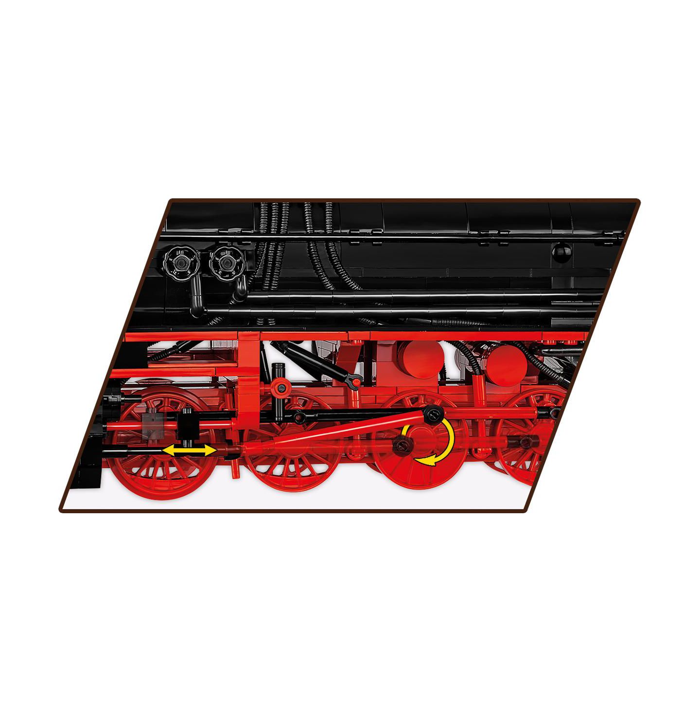 Детский конструктор COBI Trains DR BR 52 German Steam Locomotive 2505-Piece Building Set, Ages 10+ — фото 4