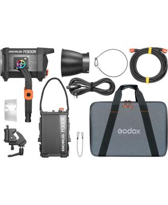 KNOWLED M300R RGB LED Monolight (Travel Kit)