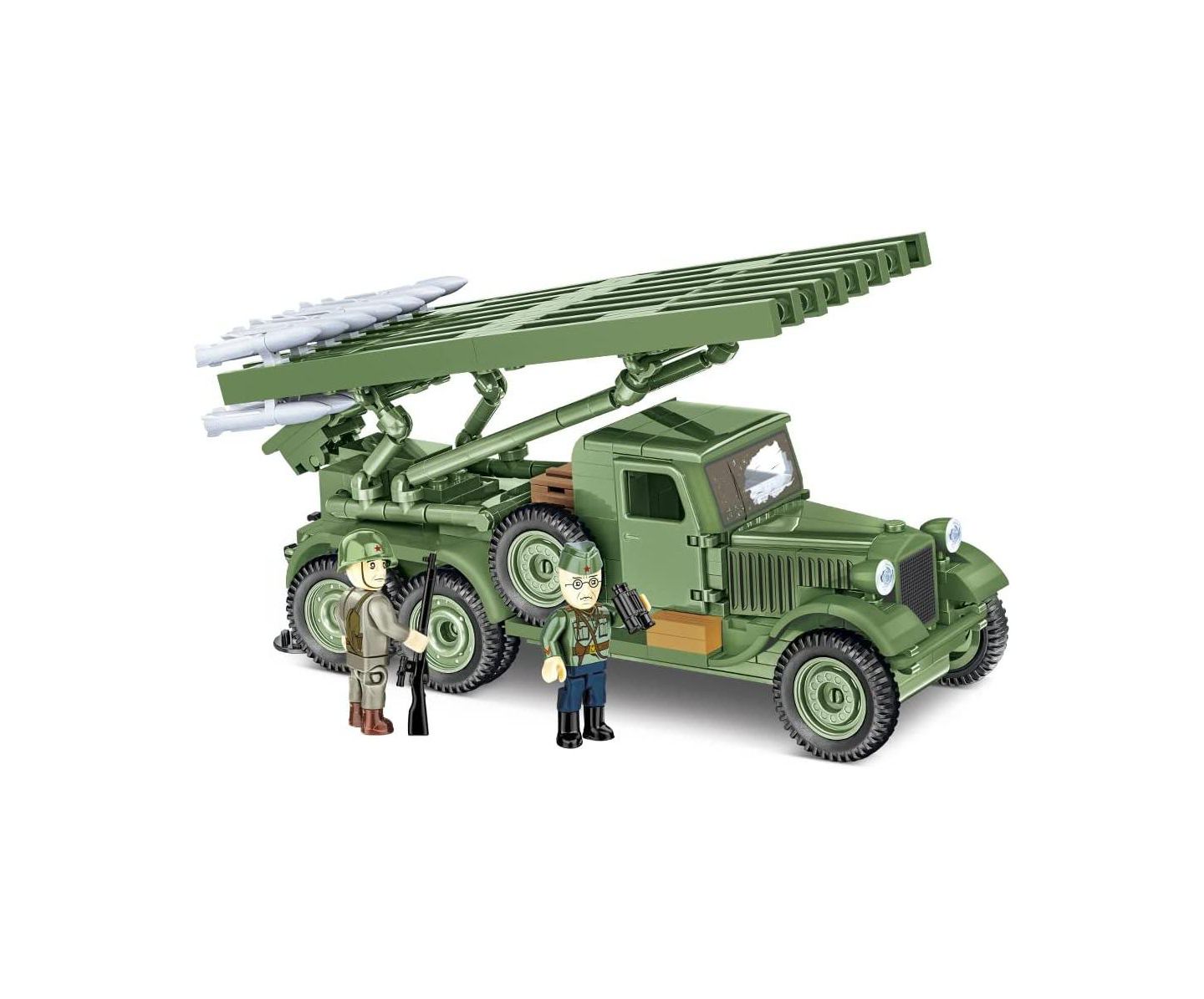 Детский конструктор COBI World War II BM-13 Katyusha (ZIS-6) 440-Piece Building Set, Ages 8+ — фото 5