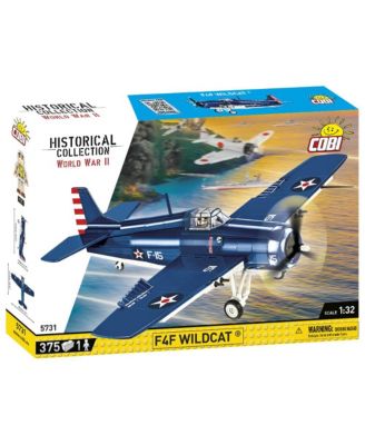 Historical Collection World War II F4F Wildcat 375-Piece Building Set, Ages 7+