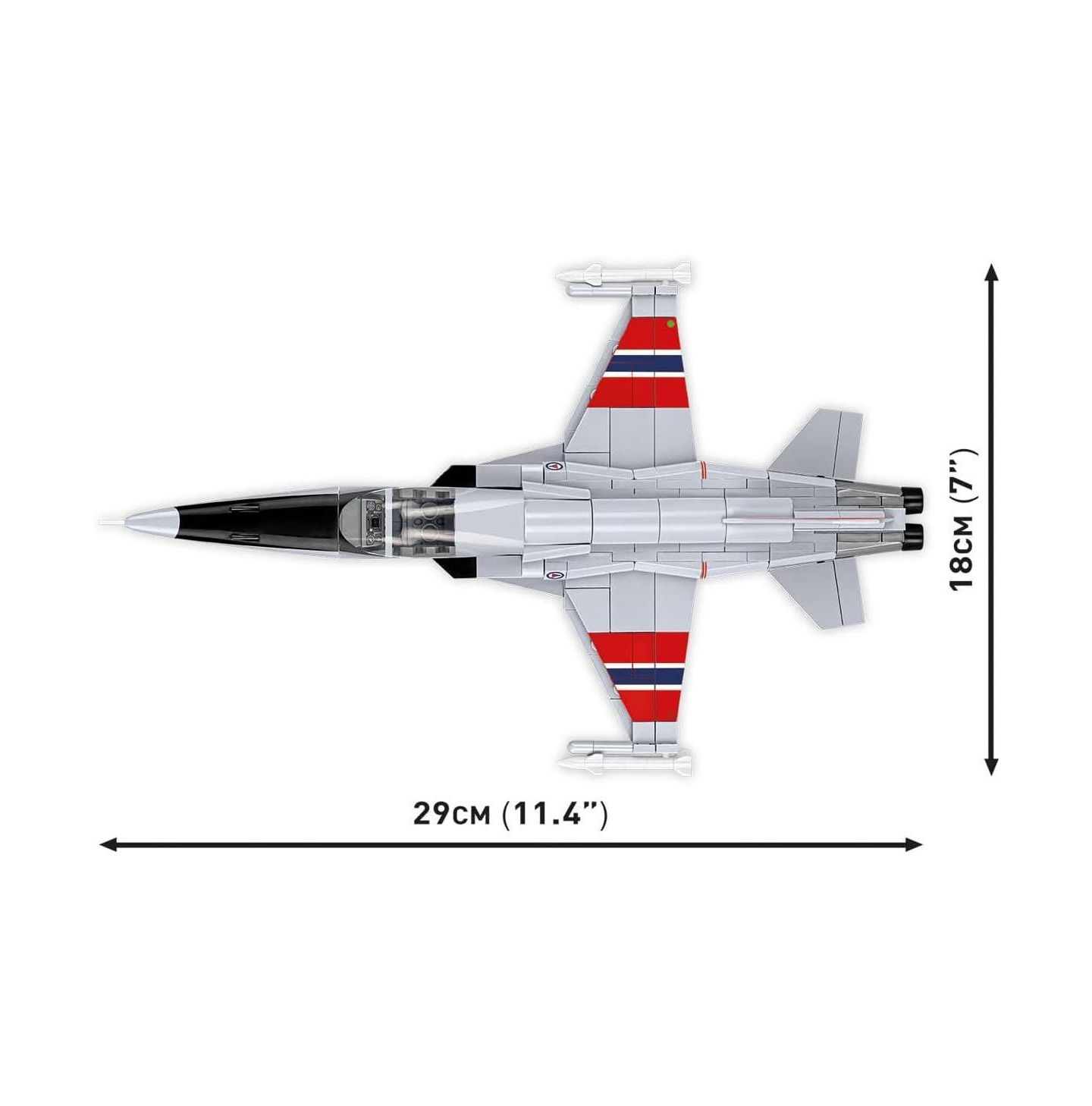 Детский конструктор COBI Armed Forces Northrop F-5A Freedom Fighter 358-Piece Building Set, Ages 6+ — фото 4